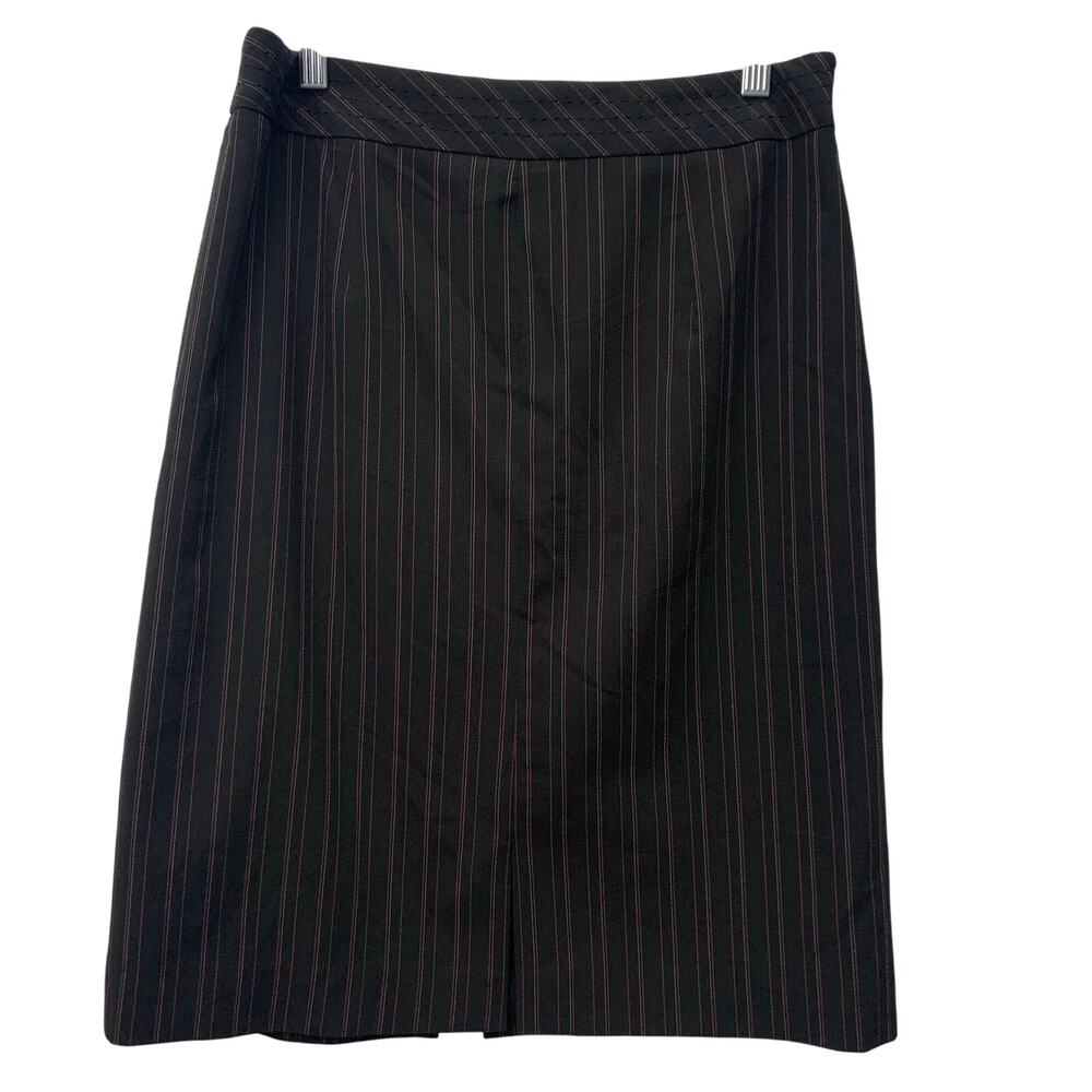 VTG Pursuits Ltd. Womens Size 8 Pencil Skirt Black White Red Business Work Y2K